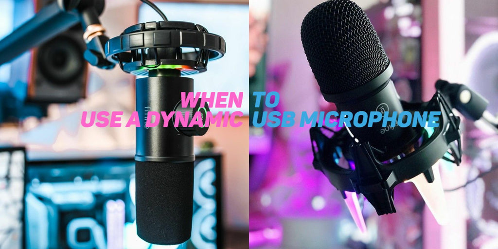 Under what circumstance, a USB dynamic microphone shall be your first choice?